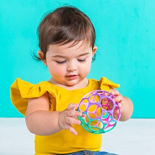 Foto 2 | Foto 2 | Toy Bright Starts Oball Classic Easy-grip Rosa/púrpura - Venta Internacional.