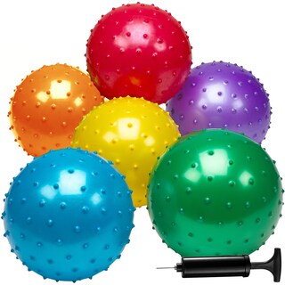 Foto 1 | Foto 1 | Sensory Balls Bedwina Knobby De 7 Pulgadas Con Bomba Para Niños (paquete De 6) - Venta Internacional.