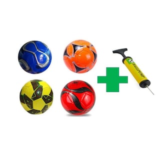 Foto 1 | Foto 1 | Balón De Fútbol Para Niños Con Inflador Manual, Tamaño 5 - Venta Internacional.