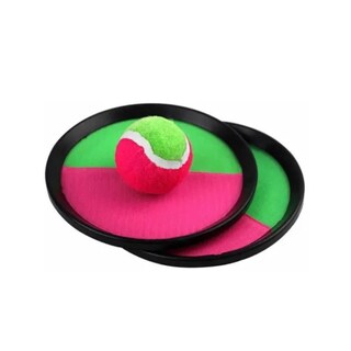 Foto 1 | Foto 1 | Set De Juego Con 2 Palets Y Bola Adhesiva Para Playa O Exteriores - Venta Internacional.