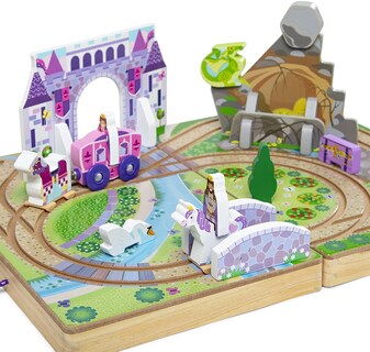 Foto 6 | Foto 6 | Take-along Tabletop Kingdom: Carruaje, Caballo, Unicornio - Venta Internacional.