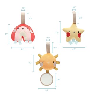 Foto 7 | Foto 7 | Set De 3 Estrellas Stroller Toys Pearhead Rainbow Sun - Venta Internacional.