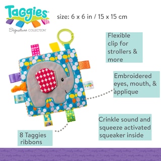 Foto 4 | Foto 4 | Toy Taggies Crinkle Me Elephant Mary Meyer - Venta Internacional.