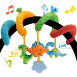 Asiento De Coche Hahaland Toys Para Bebés De 0 A 6 Meses Con Sonajero Y Espejo - Venta Internacional.