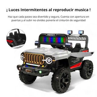 Foto 4 | Foto 4 | Camioneta Infantil Con Control Remoto Música Y Luz Led