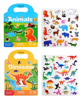 Foto 5 | Foto 5 | Libros de Reutilizables Pegatinas Niños de 2 a 6 Años 2 piezas