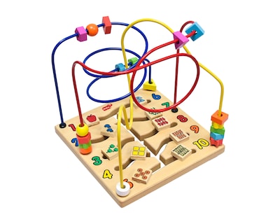 Foto 1 | Foto 1 | Laberinto De Cuentas Diako Números Color Multicolor Juego Didáctico 2 En 1