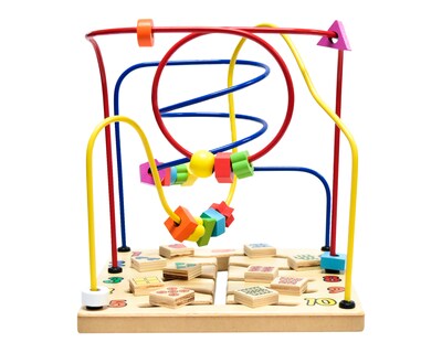 Foto 4 | Foto 4 | Laberinto De Cuentas Diako Números Color Multicolor Juego Didáctico 2 En 1