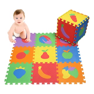 Foto 2 | Foto 2 | 10 Piezas Fomi Para Piso Tapete Didáctico Bebés Niños Frutasesi-21187 Eo Safe Imports Multicolor