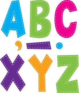 Foto 1 | Foto 1 | Fuente Cutouts Created Resources Multi Bright Stitch 7 Fun - Venta Internacional.
