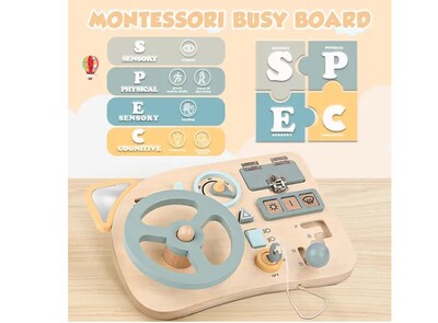 Foto 3 | Foto 3 | Tablero Educativo Interactivo Xtellar  Montessori Para Niños
