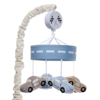 Crib Mobile Lambs & Ivy Little Racer Con Chupete Musical - Venta Internacional.