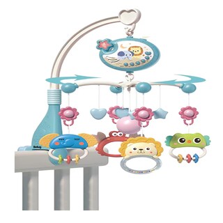 Foto 1 | Foto 1 | Brazo Móvil Musical Para Cuna Sonajero Giratoria Proyector Belug, Azul