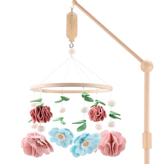 Foto 1 | Foto 1 | Crib Mobile The Peanutshell Wildflower Con 12 Canciones De Cuna Para Niña - Venta Internacional.
