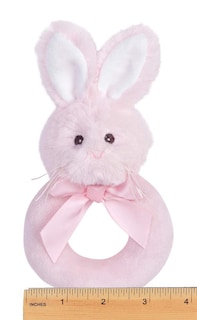 Foto 5 | Foto 5 | Sonajero De Peluche Bearington Baby Lil' Bunny Rosa Con Anillo - Venta Internacional.