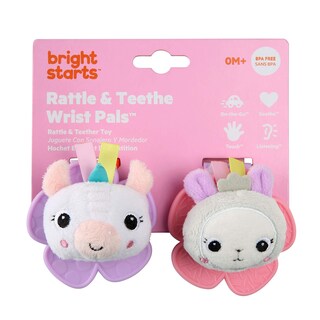 Foto 6 | Foto 6 | Juguete Rattle & Teethe Para Amigos De Muñeca Bright Starts, Unicornio, Llama - Venta Internacional.