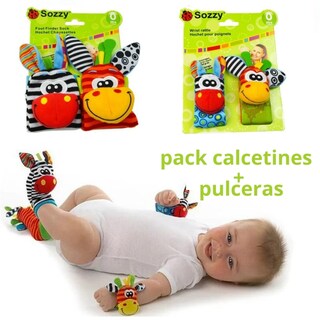 Foto 1 | Foto 1 | Set De Estimulación Para Bebés, 2 Calcetines Y 2 Pulseras - Venta Internacional.