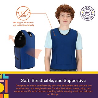 Foto 5 | Foto 5 | Chaleco De Compresión Sensorial Pesado, Suministros Especiales Para Niños - Venta Internacional.