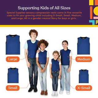 Foto 6 | Foto 6 | Chaleco De Compresión Sensorial Pesado, Suministros Especiales Para Niños - Venta Internacional.