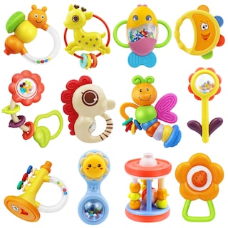 Foto 1 | Foto 1 | Juego de Sonajeros para Bebés Moontoy Con Caja De Almacenamiento - Venta Internacional