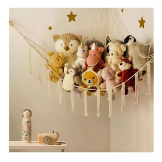 Foto 4 | Foto 4 | Hamaca De Juguete Peluche Organizadora Belug, Juguete Para Bebés Beige