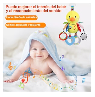 Foto 5 | Foto 5 | Juguete Peluche Sonaja Mordedera Texturas Estimulación Bebé Amarillo