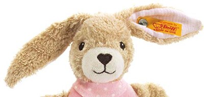 Foto 2 | Foto 2 | Grip Toy Steiff Hoppel - Conejo Con Sonajero, Color Rosa Pálido, 12 Cm - Venta Internacional.