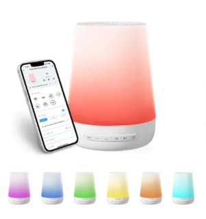 Foto 1 | Foto 1 | Xtellar Máquina De Sonidos Para Dormir Al Bebé Adultos, 34 Sonidos Para Dormir Y Luz Nocturna Con Control Por App Máquin