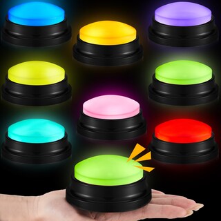 Foto 1 | Foto 1 | Glowing Buzzers Honoson Para Juegos De Preguntas, 8 Piezas, Multicolor - Venta Internacional.