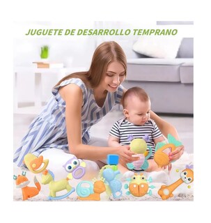 Foto 2 | Foto 2 | Juguete Sonajeros Sensoriales Belug para Bebé 14 Piezas