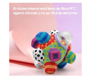 Foto 3 | Foto 3 | Juguete Bola Sonaja Texturas Estimulación Suave