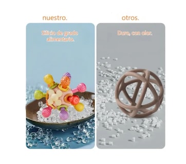 Foto 3 | Foto 3 | Juguetes Sensoriales Para Bebés Chupete Suave Sonajeros