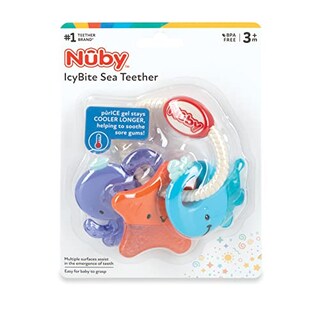 Foto 6 | Foto 6 | Mordedor Gel de Hielo Marino Nuby IcyBite con Texturas para Aliviar la Dentición - Venta Internacional
