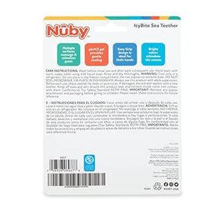 Foto 7 | Foto 7 | Mordedor Gel de Hielo Marino Nuby IcyBite con Texturas para Aliviar la Dentición - Venta Internacional