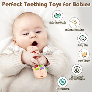 Foto 2 | Foto 2 | Juguetes Para Aliviar La Dentición Aitui Para Bebés De 3 A 12 Meses - Venta Internacional.