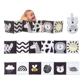 Foto 1 | Foto 1 | Libro De Actividades Suave Taf Toys En Blanco Y Negro De Alto Contraste - Venta Internacional.