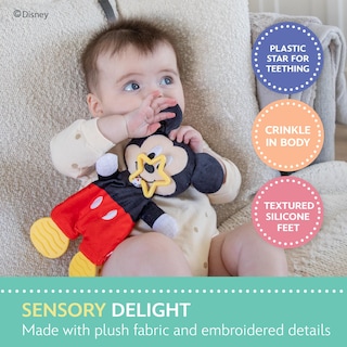 Foto 4 | Foto 4 | Peluche Kids Preferred Disney Baby Mickey Mouse De 25 Cm - Venta Internacional.