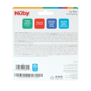 Foto 7 | Foto 7 | Anillo Para Chupetes Teether Nuby Icybite, 1 Unidad, Los Colores Pueden Variar - Venta Internacional.