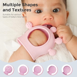 Foto 4 | Foto 4 | Teether Toy Momcozy, Silicona Apta Para Uso Alimentario, De 0 A 12 Meses - Venta Internacional.