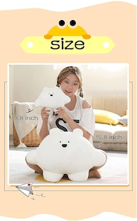 Foto 4 | Foto 4 | Venta Internacional - Juguete De Peluche Gordo Con Dibujos Animados, Oso Blanco, Dinosaurio