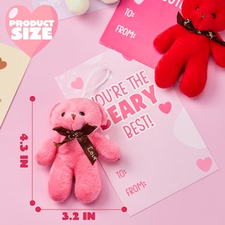 Foto 5 | Foto 5 | Tarjetas De Regalo Con Miniosos De Peluche Como Obsequio De Fiesta Para Niños - Venta Internacional.