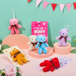 Foto 7 | Foto 7 | Tarjetas De Regalo Con Miniosos De Peluche Como Obsequio De Fiesta Para Niños - Venta Internacional.