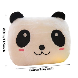 Foto 2 | Foto 2 | Almohada De Peluche Con Forma De Panda Brillante, Muñeca Panda Gigante, Sartén Luminosa - Venta Internacional.