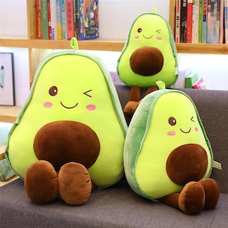 Foto 4 | Foto 4 | Peluche De Peluche Con Forma De Aguacate Con Dibujos Animados, 45 Cm - Venta Internacional.