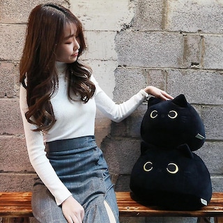 Foto 5 | Foto 5 | Muñeca De Peluche Con Bonito Gato Negro, 40 Cm - Venta Internacional.