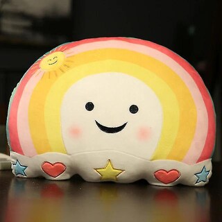 Foto 1 | Foto 1 | Peluche De Peluche Pillow Smile Con Forma De Nube Arcoíris - Venta Internacional.
