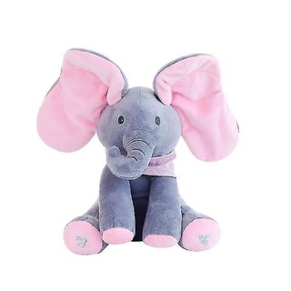 Foto 1 | Foto 1 | Juguete De Peluche Con Forma De Elefante Al Escondite Para Niños - Venta Internacional.