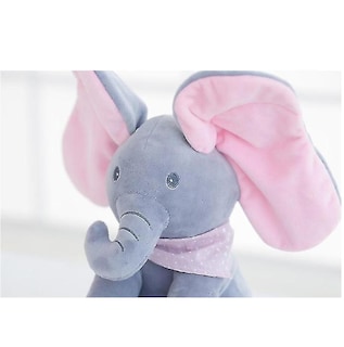 Foto 2 | Foto 2 | Juguete De Peluche Con Forma De Elefante Al Escondite Para Niños - Venta Internacional.