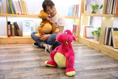 Foto 4 | Foto 4 | Muñeco De Peluche Gigante Con Dibujos Animados De Dinosaurio Tyranno Para Niños De 2 A 15 Años - Venta Internacional.