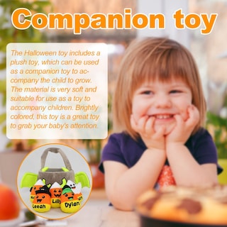 Foto 2 | Foto 2 | Cesta De Caramelos De Peluche Estilo Halloween Para Niños - Venta Internacional.